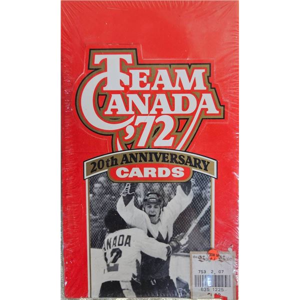 Team Canada 72 20th Anniversary Trading Card Box (Sealed)
