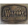 Image 1 : Metal Belt Buckle Featuring John Wilfort Construction Ltd. Design