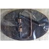 Image 2 : Oval CN Rail Brass Belt Buckle with Train Motif