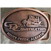 Image 1 : Copper-Toned Belt Buckle Featuring CPC Construction, Hines Creek, Alberta