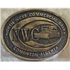 Image 1 : Brass Belt Buckle With North West Commercial Sales Logo