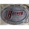 Image 1 : Metal Belt Buckle with Hughes Construction Ltd Branding