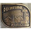Image 1 : Kenting Drilling Bronze-Colored Belt Buckle with Raised Design