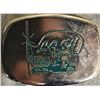 Image 1 : Metal Belt Buckle Engraved with Lash Drilling Design