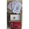 Image 2 : Two Custom Branded Playing Card Decks in Storage Box