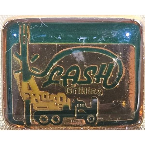 Lash Drilling Company Lapel Pin with Pinback Clasp