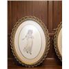 Image 2 : Oval Ornate Gilt Frames with Portrait Prints