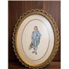 Image 3 : Oval Ornate Gilt Frames with Portrait Prints