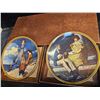Image 7 : Collector Plates with Porcelain Boxes Featuring Napoleon, Josephine, and Norman Rockwell Themes