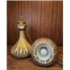 Image 2 : Gold-Toned Metal Pendant Light Fixtures with Contemporary Design
