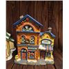 Image 4 : Lighted Ceramic Christmas Village Buildings by Avon and Hawthorne Village