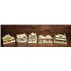 Image 1 : Hawthorne Village Norman Rockwell Christmas Village Figurines Set of Five