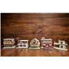 Image 1 : Coca-Cola Holiday Village Collection by Hawthorne Village, Set of Five Sculptures