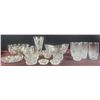 Image 2 : Clear Cut Glass Bowls, Glasses, and Decorative Items