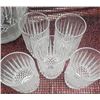 Image 4 : Clear Cut Glass Bowls, Glasses, and Decorative Items