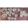 Image 5 : Clear Cut Glass Bowls, Glasses, and Decorative Items