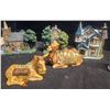 Image 6 : Hawthorne Village Illuminated Christmas Village Set with Accessories