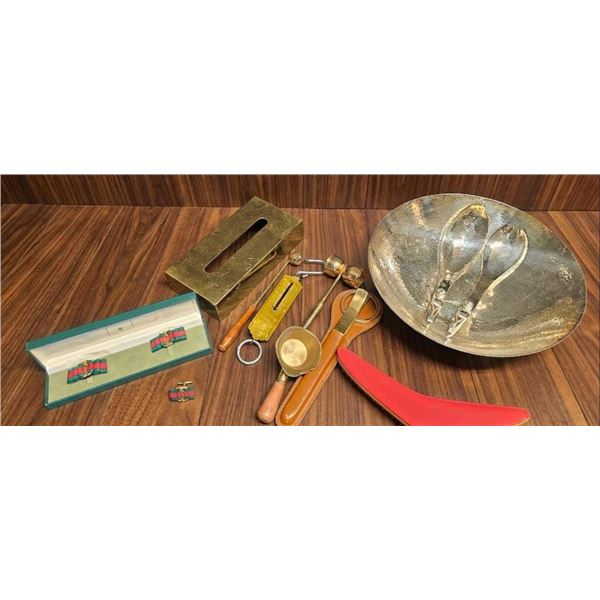 Vintage Tableware, Tools, and Gucci Boxed Decorative Items