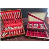 Image 3 : Silver-Plated Flatware in Wooden Storage Boxes