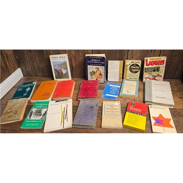 Miscellaneous Hardcover and Softcover Books