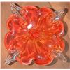Image 2 : Murano-Style Glass Bowl and Floral Ceramic Pitcher Set