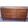 Image 1 : Mid-Century Modern Wooden 9-Drawer Dresser