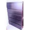 Image 1 : Dark Brown Five-Drawer Wooden Chest