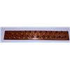 Image 3 : Wooden Wall-Mounted Key Racks with Brass Hooks, Set of Two