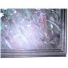 Image 2 : Framed Oil Painting of Wildflower Meadow Signed by Artist