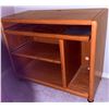 Image 2 : Wooden Rolling Storage Cabinet with File Drawer and Shelving
