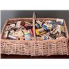 Image 3 : Wooden Hexagonal Side Table with Basket of Matchbooks