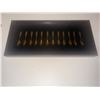 Image 3 : 12 Gold-Toned Metal Spoons in Shadow Box Display