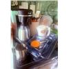 Image 2 : Kitchenware Lot with Knives, Coffee Maker, Cookware, and Utensils