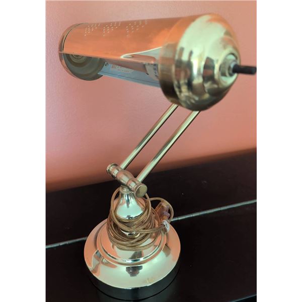 Vintage Brass Barristers Lamp