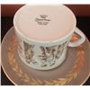 Image 4 : Five English Bone China Teacups and Saucers from Various Makers