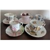 Image 2 : Five Fine Bone China Cups and Saucers, Made in England