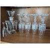 Image 1 : Crystal Decanter Set with 6 Glasses and Bell Stopper