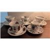 Image 1 : Five Themed Fine Bone China Teacups and Saucers by Various Makers