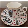Image 4 : Five Themed Fine Bone China Teacups and Saucers by Various Makers