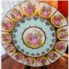 Image 7 : Limoges French Porcelain Decorative Plate Set with Rococo-Inspired Motifs and Gilded Accents