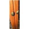Image 4 : Oak Curio Cabinet w/ Double Doors & Removable Glass Shelves