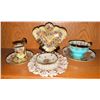 Image 1 : Porcelain Tea Set with Love Story Design, Limoges and Made in Western Germany