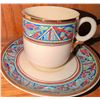 Image 5 : Belleek Creamer, Sugar Bowl, and Cup with Saucer