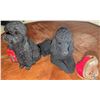Image 1 : Sandicast Collectible Poodle Figurines with Antique Music Box Bell
