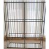 Image 1 : Chrome and Glass Shelving Unit with Six Shelves