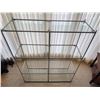 Image 3 : Chrome and Glass Shelving Unit with Six Shelves