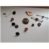 Image 1 : Pins and Accessories Including Red Cross, Canada Flag, and University of Alberta Pieces