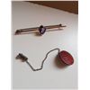 Image 8 : Pins and Accessories Including Red Cross, Canada Flag, and University of Alberta Pieces