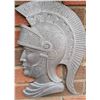 Image 1 : Cast Metal Roman Warrior Wall Plaque with Detailed Motif