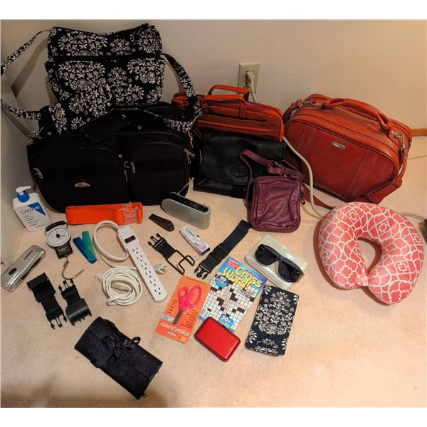 Travel Essentials - Samsonite Luggage Scale Portable Alarm Radio & More